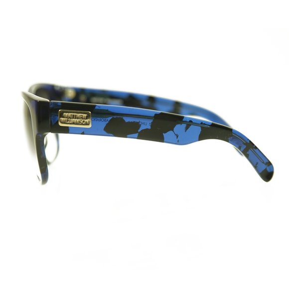 Matthew Williamson X Linda Farrow Blue Black Designer Sunglasses main image 4